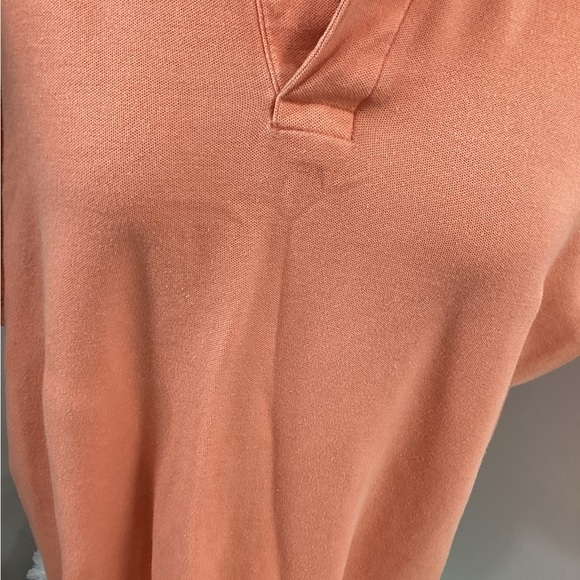SONOMA short sleeve polo woman’s size large dark peach color thicker mat… - Picture 8 of 14